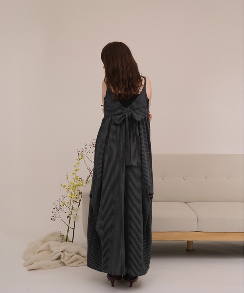 random drape camisole one-piece / ランダムドレープキャミ