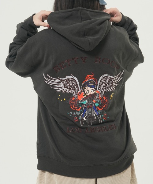 BETTY ウイングバイクプルパーカー(M1)（パーカー）｜BETTY BOOP（ベティ・ブープ）