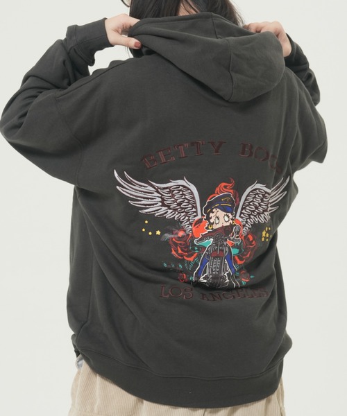 BETTY ウイングバイクプルパーカー(M1)（パーカー）｜BETTY BOOP（ベティ・ブープ）