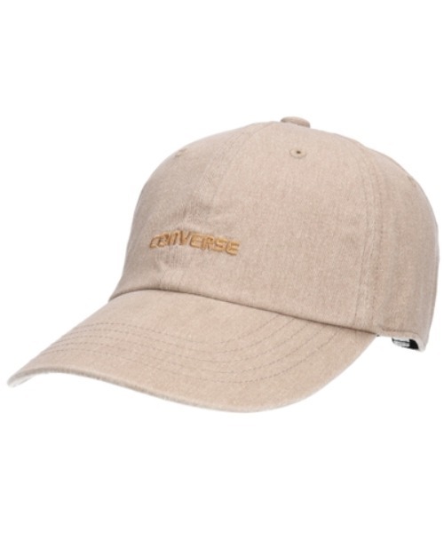 CONVERSE(コンバース)の「CONVERSE/コンバース CNM PIGMNET LOW CAP(キャップ・メンズ・ベージュ/レッド/ライトブルー/ブラック・57~59cm)」の3枚目の写真