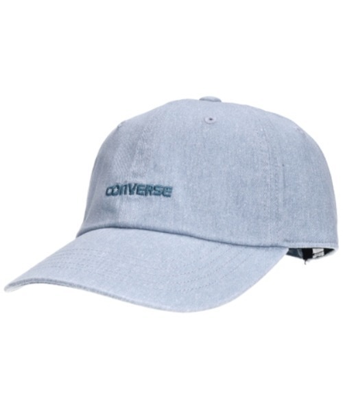 CONVERSE(コンバース)の「CONVERSE/コンバース CNM PIGMNET LOW CAP(キャップ・メンズ・ベージュ/レッド/ライトブルー/ブラック・57~59cm)」の1枚目の写真