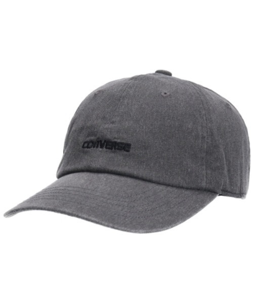 CONVERSE(コンバース)の「CONVERSE/コンバース CNM PIGMNET LOW CAP(キャップ・メンズ・ベージュ/レッド/ライトブルー/ブラック・57~59cm)」の2枚目の写真