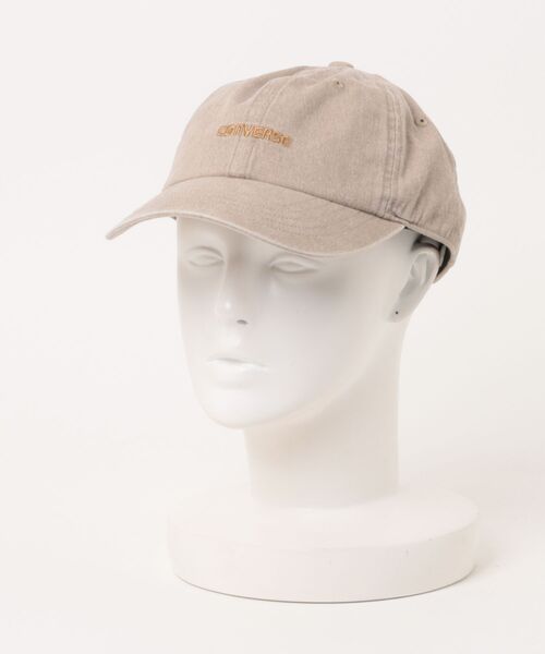 CONVERSE(コンバース)の「CONVERSE/コンバース CNM PIGMNET LOW CAP(キャップ・メンズ・ベージュ/レッド/ライトブルー/ブラック・57~59cm)」の9枚目の写真