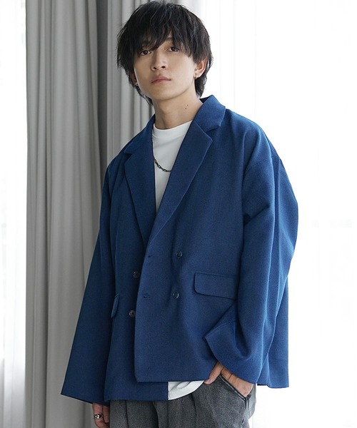 セール】【MinoriTY】レトロツイードWテーラードジャケット メンズ