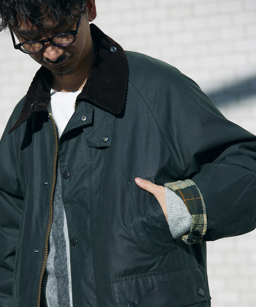Barbour(バブアー)の「Barbour / バブアー オーバーサイズ WAX BEDALE MWX1679(その他アウター・メンズ・カーキ・36/38/40/42)」の2枚目の写真