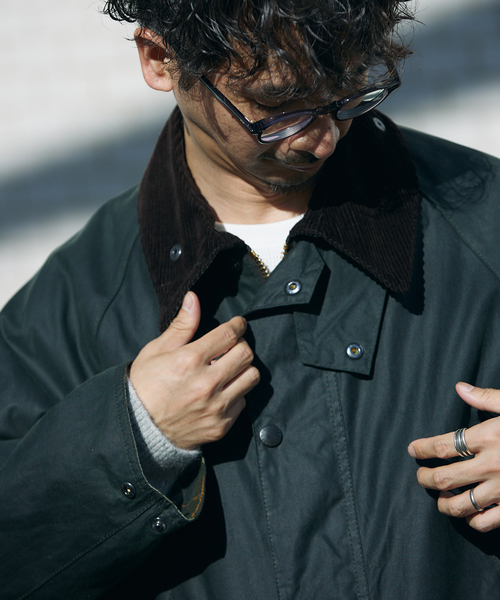 Barbour(バブアー)の「Barbour / バブアー オーバーサイズ WAX BEDALE MWX1679(その他アウター・メンズ・カーキ・36/38/40/42)」の3枚目の写真
