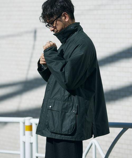 Barbour(バブアー)の「Barbour / バブアー オーバーサイズ WAX BEDALE MWX1679(その他アウター・メンズ・カーキ・36/38/40/42)」の7枚目の写真