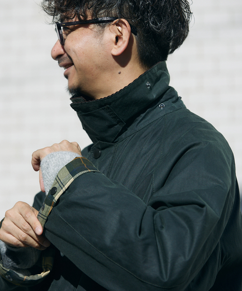 Barbour(バブアー)の「Barbour / バブアー オーバーサイズ WAX BEDALE MWX1679(その他アウター・メンズ・カーキ・36/38/40/42)」の8枚目の写真