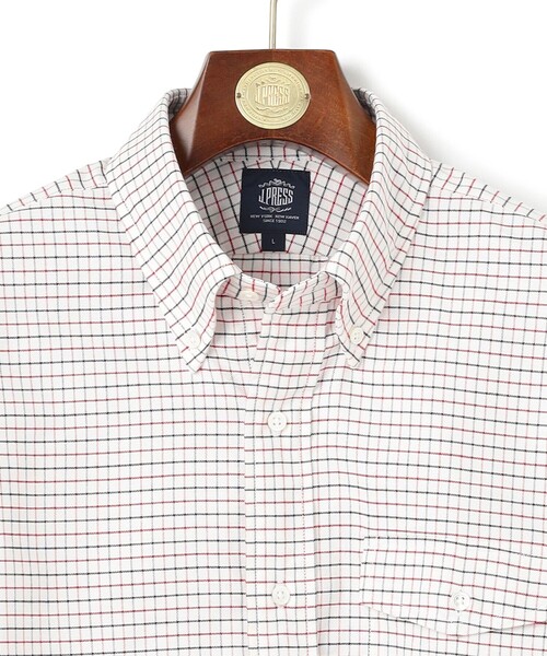 J.PRESS（ジェイプレス）の「【定番】タッターソール シャツ / B.D.（シャツ/ブラウス・メンズ・レッド系3/ネイビー系3・LARGE/MEDIUM/SMALL/X-LARGE）」の10枚目の写真