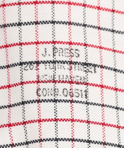 J.PRESS（ジェイプレス）の「【定番】タッターソール シャツ / B.D.（シャツ/ブラウス・メンズ・レッド系3/ネイビー系3・LARGE/MEDIUM/SMALL/X-LARGE）」の4枚目の写真