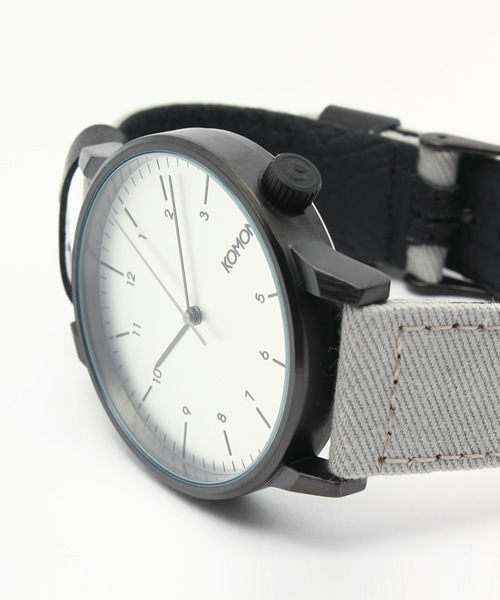 KOMONO.(コモノ)の「KOMONO(コモノ) wrist watch 腕時計(アナログ腕時計・メンズ・グレー/オレンジ・FREE)」の5枚目の写真