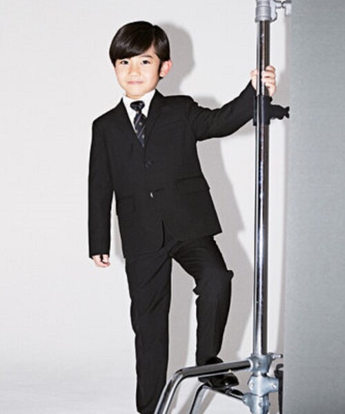 COMME CA ISM(コムサイズム)の「【セットアップ対応】フォーマル ロングパンツ(110-130cm)(セットアップ・キッズ・ブラック・110cm/120cm/130cm)」の2枚目の写真