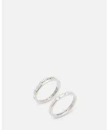 ALLSAINTS（オールセインツ）の「JOSH STERLING SILVER RING SET | JOSH スターリング シルバー リング セット（リング）」