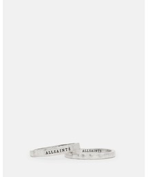 ALLSAINTS（オールセインツ）の「JOSH STERLING SILVER RING SET | JOSH スターリング シルバー リング セット（リング）」