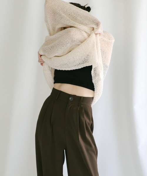 select MOCA（セレクトモカ）の「カップ付きバンドゥ（チューブトップ・レディース・アイボリー/ブラック・FREE）」の10枚目の写真