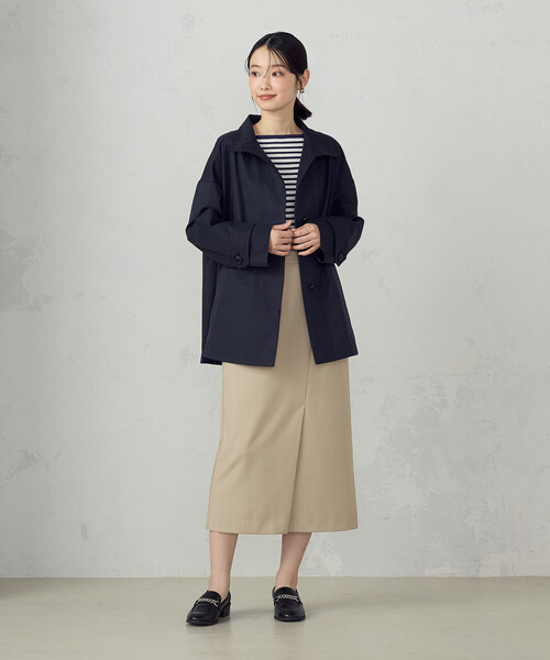 COMME CA ISM(コムサイズム)の「Iライン ラップ風スリットスカート(スカート・レディース・ベージュ/ブラック・MEDIUM/LARGE)」の18枚目の写真