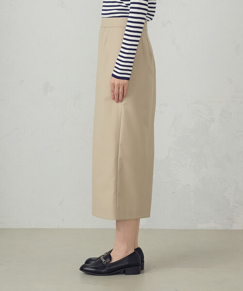 COMME CA ISM(コムサイズム)の「Iライン ラップ風スリットスカート(スカート・レディース・ベージュ/ブラック・MEDIUM/LARGE)」の9枚目の写真