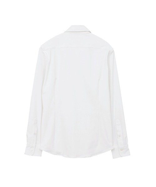 HIGH STREET(ハイストリート)の「HIGH STREET∴ハイテンションデオドラントシャツ(ビジネスシャツ・メンズ・ホワイト/ネイビー・M/L/S/LL)」の3枚目の写真