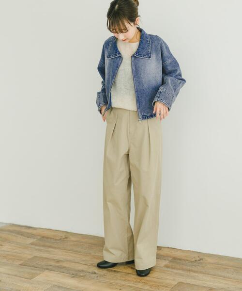 ITEMS URBANRESEARCH（アイテムズ アーバンリサーチ）の「デニムショートジャケット（デニムジャケット・レディース・ブルー系その他/ブラック・FREE）」の16枚目の写真