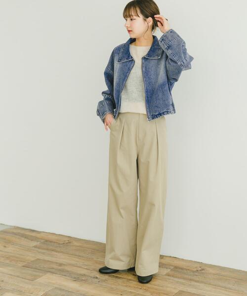 ITEMS URBANRESEARCH（アイテムズ アーバンリサーチ）の「デニムショートジャケット（デニムジャケット・レディース・ブルー系その他/ブラック・FREE）」の17枚目の写真