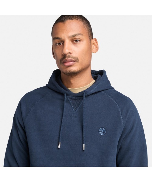 【Timberland】 オーガニックコットン◇パーカー セール】メンズ アウトドア グラフィック ブラッシュバック