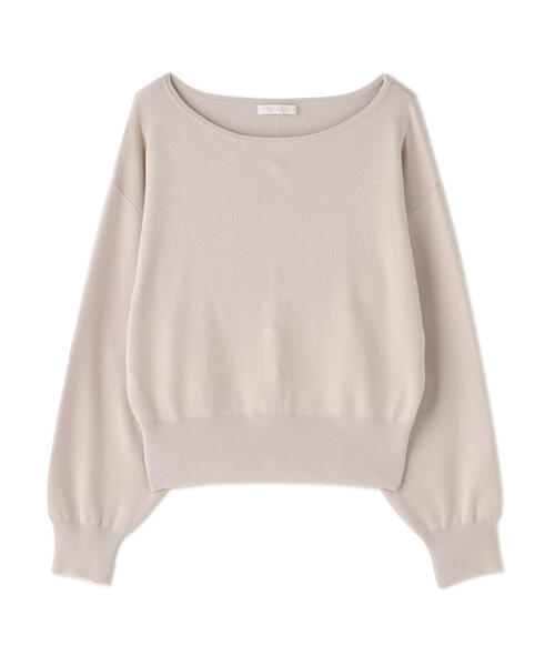 PROPORTION BODY DRESSING(プロポーションボディドレッシング)の「後ろパール総針ニット / 1215170200(ニット/セーター・レディース・ピンク/ネイビー/ベージュ・MEDIUM/SMALL)」の4枚目の写真