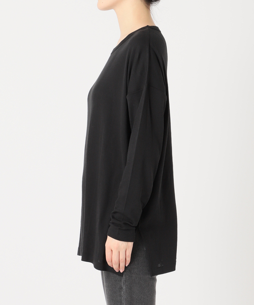 MILLER(ミラー)の「《追加》別注【MILLER/ミラー】Light Prib L/S:カットソー(Tシャツ/カットソー・レディース・ホワイト/ブラック/サックスブルー/イエロー・FREE)」の16枚目の写真