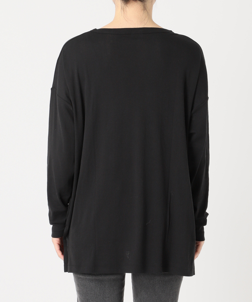 MILLER(ミラー)の「《追加》別注【MILLER/ミラー】Light Prib L/S:カットソー(Tシャツ/カットソー・レディース・ホワイト/ブラック/サックスブルー/イエロー・FREE)」の15枚目の写真