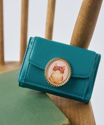 PAUL & JOE ACCESSOIRES (ポール＆ジョーアクセソワ) マイクロミニ財布 PJA-W1173 キャットブローチ