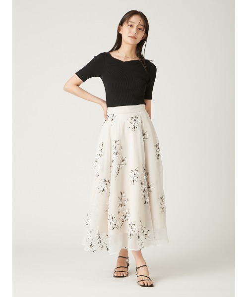 FRAY.I.D シアーマグノリアスカート 中古・古着通販】FRAY ID (フレイ アイディー) シアーマグノリア