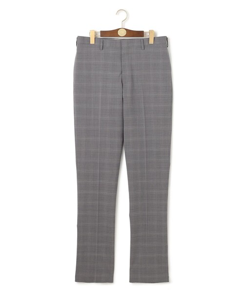 J.PRESS(ジェイプレス)の「【Peppin Merino Comfort】【ウォッシャブル可 / 折り目加工】ファンシーチェック スラックス / ノータック(スラックス・メンズ・ライトグレー系4・73/76/79/82/85/88/91/94)」の1枚目の写真