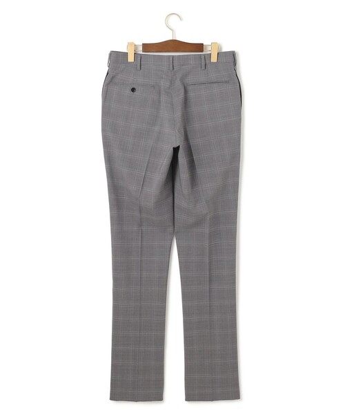 J.PRESS(ジェイプレス)の「【Peppin Merino Comfort】【ウォッシャブル可 / 折り目加工】ファンシーチェック スラックス / ノータック(スラックス・メンズ・ライトグレー系4・73/76/79/82/85/88/91/94)」の2枚目の写真