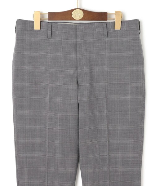 J.PRESS(ジェイプレス)の「【Peppin Merino Comfort】【ウォッシャブル可 / 折り目加工】ファンシーチェック スラックス / ノータック(スラックス・メンズ・ライトグレー系4・73/76/79/82/85/88/91/94)」の3枚目の写真