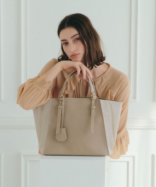 イェッカ ヴェッカ（YECCA VECCA）/2way配色ZIPデザインバッグ 2way配色ZIPデザインバッグ（トートバッグ）｜YECCA VECCA