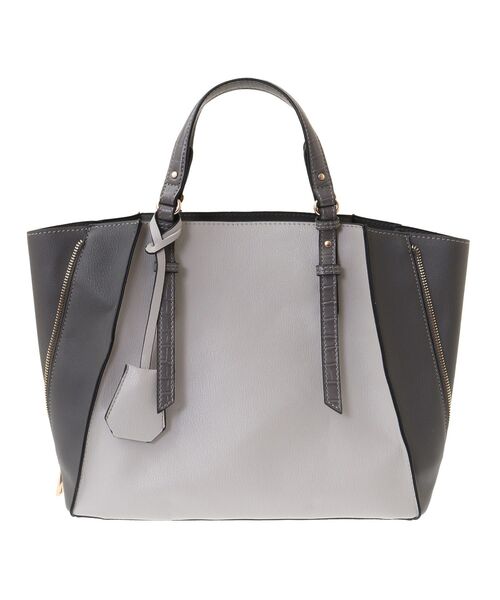 2way配色ZIPデザインバッグ（トートバッグ）｜YECCA VECCA