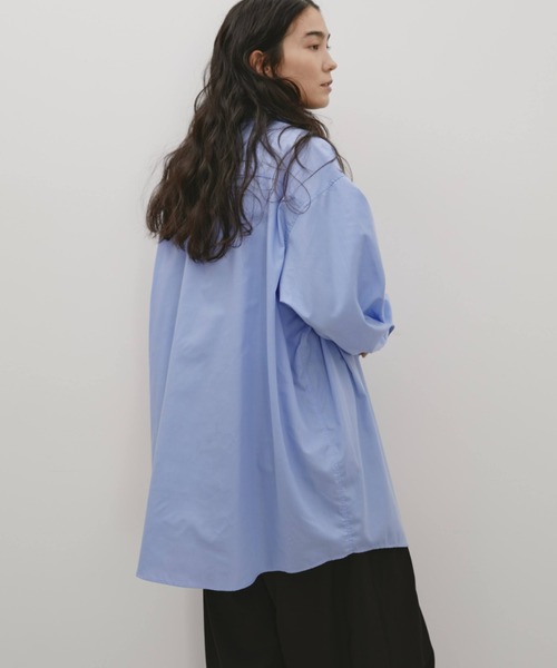 Libra Cue（リブラ キュー）の「オーバーシルエットシャツ（シャツ/ブラウス・レディース・ブルー/ブラック/その他2/その他1/ベージュ/ホワイト/ピンク/その他・FREE）」の11枚目の写真