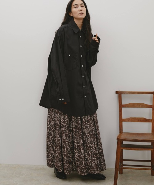 Libra Cue（リブラ キュー）の「オーバーシルエットシャツ（シャツ/ブラウス・レディース・ブルー/ブラック/その他2/その他1/ベージュ/ホワイト/ピンク/その他・FREE）」の17枚目の写真