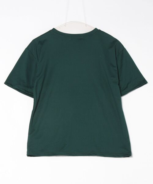 Asterellivi(アステレリビ)の「1枚で映える!英字ロゴラウンドTシャツ/春夏のマストアイテム(Tシャツ/カットソー・レディース・グリーン/オレンジ/ブラック/ホワイト・FREE)」の13枚目の写真