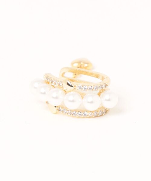 Fun & Daily(ファンアンドデイリー)の「F&D : ハートチャームイヤーカフ(イヤーカフ・レディース・ゴールド・FREE)」の3枚目の写真