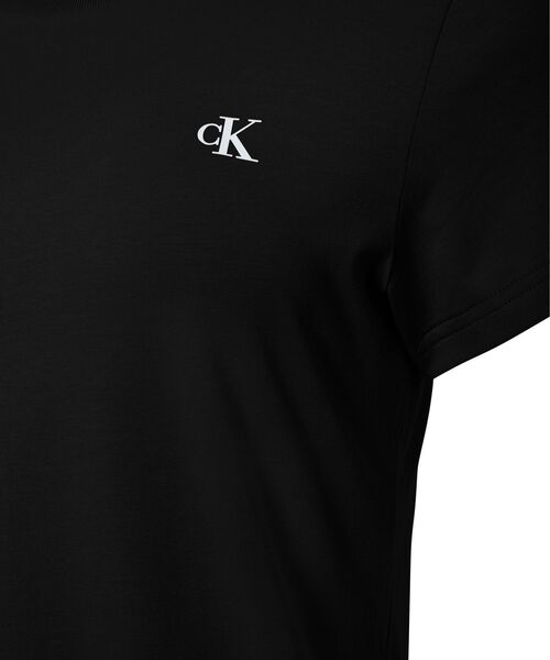 Calvin Klein(カルバン・クライン)の「ロゴスリムTシャツ(Tシャツ/カットソー・レディース・ブラック/ホワイト・M/S/XS/L)」の6枚目の写真