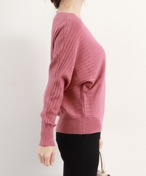 Miniministore(ミニミニストア)の「ニットトップスリブニットレディース春秋冬(ニット/セーター・レディース・ベージュ/アイボリー/ブラック/ピンク/ラベンダー・FREE)」の11枚目の写真