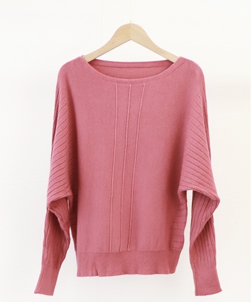 Miniministore(ミニミニストア)の「ニットトップスリブニットレディース春秋冬(ニット/セーター・レディース・ベージュ/アイボリー/ブラック/ピンク/ラベンダー・FREE)」の13枚目の写真