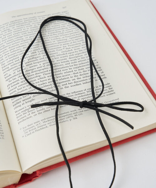 CIAOPANIC（チャオパニック）の「ハートチャームチョーカー（ネックレス・レディース・クリア/レッド・ONE SIZE）」の4枚目の写真