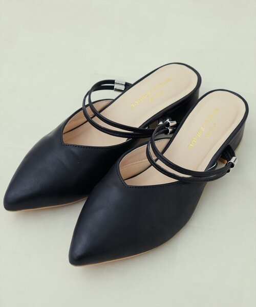 natural couture（ナチュラルクチュール）の「ポインテッドサンダル（その他シューズ・レディース・ブラック/シルバー/アイボリー・LARGE/MEDIUM）」の15枚目の写真