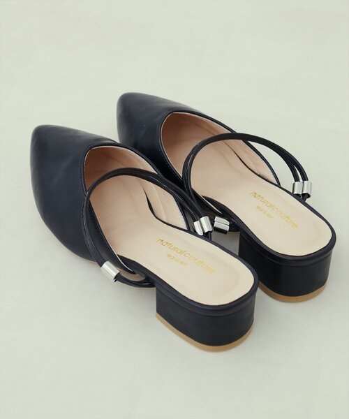 natural couture（ナチュラルクチュール）の「ポインテッドサンダル（その他シューズ・レディース・ブラック/シルバー/アイボリー・LARGE/MEDIUM）」の18枚目の写真