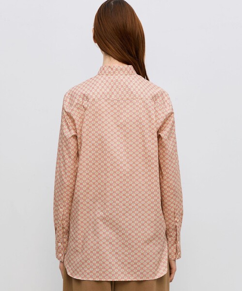 セール】コットンリバティプリント スプリングブラウス（シャツ