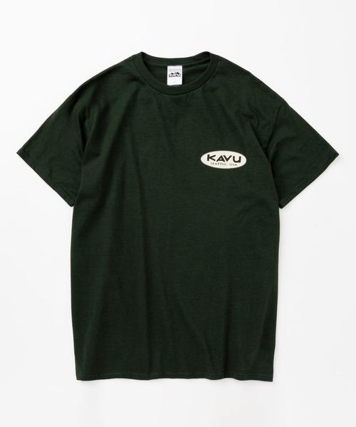 KAVU(カブー)の「KAVU/カブー 25 Rainier Tee/レイニアティー(Tシャツ/カットソー・メンズ・ナチュラル/ホワイト/グリーン/ピンク/ブラック/ライトブルー/ネイビー・MEDIUM/X-LARGE/LARGE)」の20枚目の写真