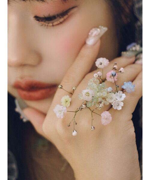 merry jenny(メリージェニー)の「お花畑のゆびわ(リング・レディース・イエロー/ピンク・FREE)」の3枚目の写真