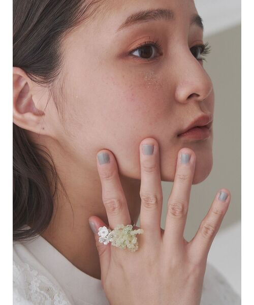 merry jenny(メリージェニー)の「お花畑のゆびわ(リング・レディース・イエロー/ピンク・FREE)」の5枚目の写真