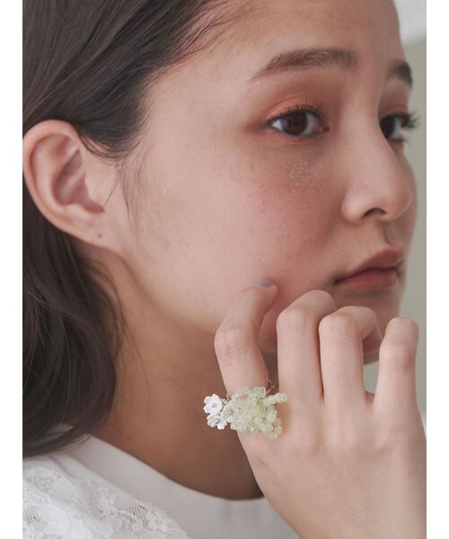 merry jenny(メリージェニー)の「お花畑のゆびわ(リング・レディース・イエロー/ピンク・FREE)」の6枚目の写真